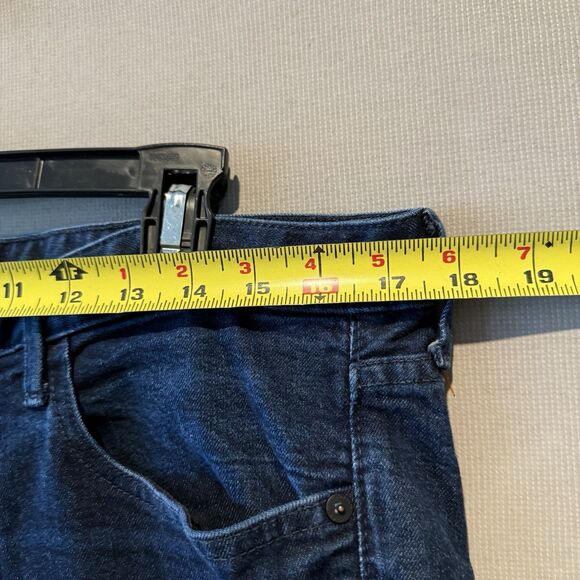 Bonobos Jeans Mens 36x30 Blue Dark Wash Stretch Denim Straight Leg Casual Pants - Picture 4 of 9